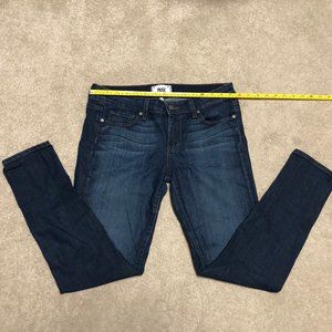 Paige peg skinny jeans jegging 28 6 Dark low rise